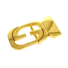 GUCCI グッチ ベルトバックルのみ  インターロッキング/メタル/ゴールドカラー ヴィンテージ   ゴールドカラー ユニセックス / 240001177690