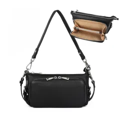 【新着商品】人気 カジュアル シンプル 日常 多機能 高見え 柔らかい 大容量 軽量 手持ち 斜めがけ 通勤 スマホショルダー お財布ポシェット 2way レディース 本革 ショルダーバッグ [MFFOR]