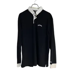 ZM1659 NEW ERA ニューエラ シャツ 長袖 ポロ ゴルフ ウェア ロング ブラック カジュアル メンズ XL