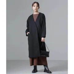 NANO universe Vネックノーカラーコート