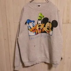 激レア　90年代Disney　USA製　XLサイズ相当　裏起毛スウェット
