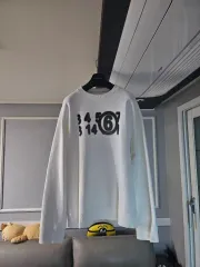 ほぼ新品 MM6 Maison Margiela エムエムシックス メゾン マルジェラ ナンバリング ニット スウェット Tシャツ L