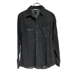 ZM1659 GAP ギャップ デニム シャツ ブラック 黒 カジュアル メンズ S