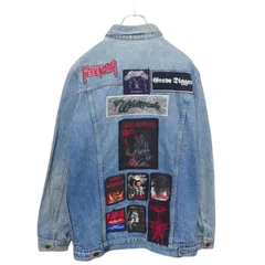 【Jinglers】90's デニムバトルジャケット バンド A-3017