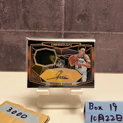 2018-19 Panini Obsidian Rodions Kurucs 34/50 直筆サインカード Brooklyn Nets Player-worn ジャージ カード
