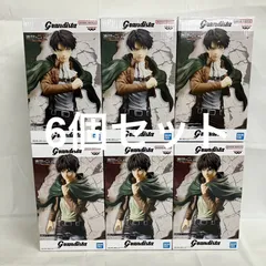 未開封 進撃の巨人 Grandista エレン リヴァイ フィギュア 6個セット SFQ529 c101