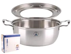 吉冨士工芸 せいろ用蒸し板 15cm 18cm 21cm 24cm せいろ対応 中華 せいろ専用 (蒸板付き鍋セット)