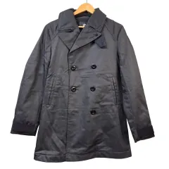 G-STAR RAW ブラック ダブル ボタン コート (XS)