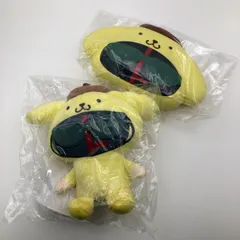 [城東19-035] M.S.S Project MSSP サンリオ ポムポムプリン 2点セット シリコンポーチ/ぬいぐるみ