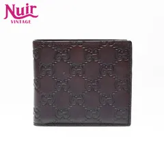 GUCCI グッチ 二つ折り財布 GG シマ【中古】