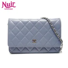 CHANEL シャネル ショルダーバッグ 15番台 2011 ラムスキン マトラッセ クラシック フラップ チェーン ウォレット【中古】