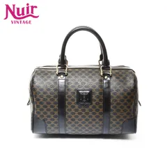 CELINE セリーヌ ハンドバッグ マカダム PVC ボストンバッグ【中古】