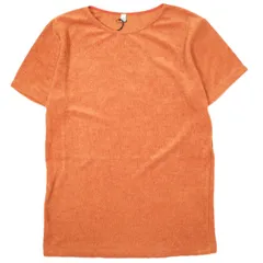 新品 BASERANGE ベースレンジ 23SS OMO TEE パイルTシャツ オモティー S VEN ORANGE 定価15,950円 トップス g22969のサムネイル