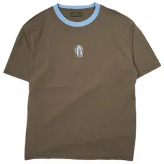 ANTHEM A アンセム エー 25SS 日本製 Athena EMBROIDERY T-SHIRTS エンブロイダリーTシャツ A00167CS M BROWN 半袖 リンガー トップス g23224のサムネイル