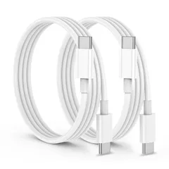【人気商品】USB C ケーブル 純正 1M 2本セット PD対応 60W 急速充電 USBC & USBC ケーブル データ転送 高耐久性 断線防止 映像出力不可 USB Type C to Type C けーぶる for iPhone 17/Air/16/