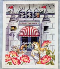 195 シャドーボックス プリント 6枚 木馬 トイショップ - メルカリ