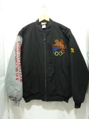adidas アディダス ビンテージ 80's 90's ストックホルム オリンピック ブルゾン ジップジャケット サイズM 黒 メンズ トップス