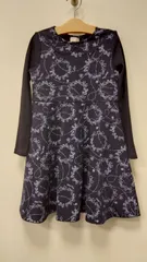 M2　メゾピアノ　mezzo piano　子供服　ワンピース　ネイビー系　140cm　おすすめ