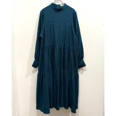 SUM1 STYLE スミスタイル ear PAPILLONNER スタンドカラーティアードワンピース 【送料込み】