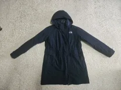 レディース 85サイズ(M) THE NORTH FACE ザノースフェイス ハイベント 軽量ダウン 取り外し サファリ ジャケット (ネイビー)