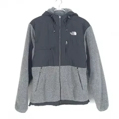 THE NORTH FACE ザノースフェイス メンズ フリースジャケット フード固定 グレー (HU42011)
