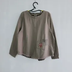 0516 Winners win 花 刺繍 レース POINT ブラウス