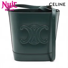 CELINE セリーヌ ショルダーバッグ レザー バケット トリオンフ【中古】