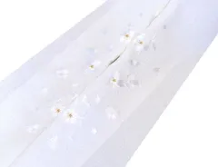 着物美人 送料込み 新品 半襟 刺繍 半襟刺繍 刺繍襟 半衿 かけ襟 成人式 振袖 振袖半襟 結婚式 披露宴 留袖 入学式 卒業式 七五三 宮参り 訪問着 附下 色無地 袴 着物半襟 着物襟 襟 【 白 金 桜 】m335101k2