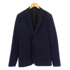アミ アレクサンドル マテュッシ ami alexandre mattiussi テーラードジャケット ブレザー アウター シングル 背抜き ウール 48 紺 ネイビー /BBのサムネイル
