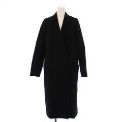 ユナイテッドトウキョウ UNITED TOKYO Vネックノーカラーコート アウター ロング丈 ウール カシミヤ混 1 黒 ブラック 508358007 /BB