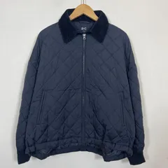 訳あり ユニクロ C パフテックブルゾン L  キルティングジャケット ドローコード