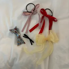 リボン ヘアゴム リボン ヘアピン まとめ