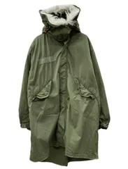 ミリタリー Military U.S.ARMY M-65 フィッシュテールパーカー モッズコート フルセット ライナー フード 付き 緑 コート 無地 カーキ Mサイズ 104MT-2414