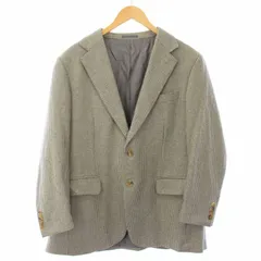 バーバリー ロンドン BURBERRY LONDON テーラードジャケット チェック カシミヤ BB5 グレー BBE41-504-03 /TK