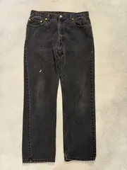 【 2001年製 USA製 / Levi’s 505 】リーバイス505　ブラックデニムパンツ　デニムパンツ　W34 L30