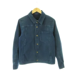 ブルーブルー BLUE BLUE ジャケット スウェットデニム Gジャン ジージャン ストレッチ インディゴ 2 M 紺 ネイビー /AH20 ■GY12のサムネイル