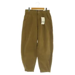 ザラ ZARA コーデュロイ バレルパンツ ハイウエスト USA6 ブラウン /MY ■OS