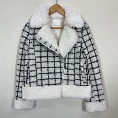 Shine Tweed Knitジャケット　シールームリン Sea Room Lynn ツイード ニットジャケット ライトブルー Shine Tweed