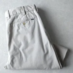 ■古着 POLO RALPH LAUREN ポロラルフローレン ポロチノ グレージュ STRETCH CLASSIC FIT W32L30【L5355】