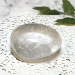 【E17017】 天然水晶 ペブル レインボー　マダガスカル クォーツ QuartzE