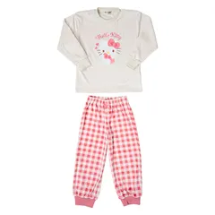 サンリオ(SANRIO) キッズフリースパジャマ ハローキティ 130cm タグにお名前スペース 268780 [ハローキティ 130cm]