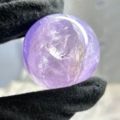 【E17078】アメシスト　約42㎜　球　スフィア　ブラジル　amethyst 天然石　パワーストーン