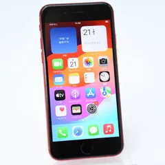 【純正バッテリー80％】SIMフリー iPhone SE 第２世代 64GB レッド