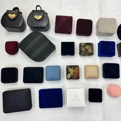 N 処分価格【中古】宝石箱  まとめ ジュエリーケース アクセサリーケース リングケース 空箱まとめ 中古
