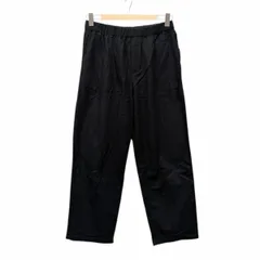 evam eva wide pants エヴァムエバ イージーワイドパンツ シルク混 E243T007 ブラック サイズ 1