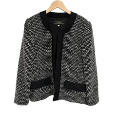 新品未使用！Leilianレリアン ツイード ノーカラー ジャケット Mサイズ Leilian レリアン ミックスツイード ノーカラージャケット M - メルカリ