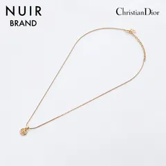 Christian Dior クリスチャンディオール ネックレス CDロゴ ラウンド【中古】