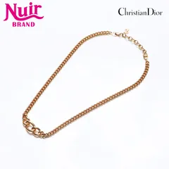 Christian Dior クリスチャンディオール ネックレス チェーン CD ロゴ【中古】