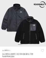 THE NORTH FACE ザノースフェイス プレイグリーン リバーシブル フリース ジャケット ブラック 90