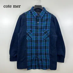 cote mer archive remake docking L/S shirts コートメール ドッキング リメイク チェック ネルシャツ 長袖シャツ アーカイブ 名作のサムネイル